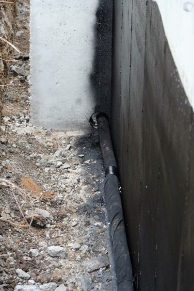 Foundation Drain Replacement in Bellevue
