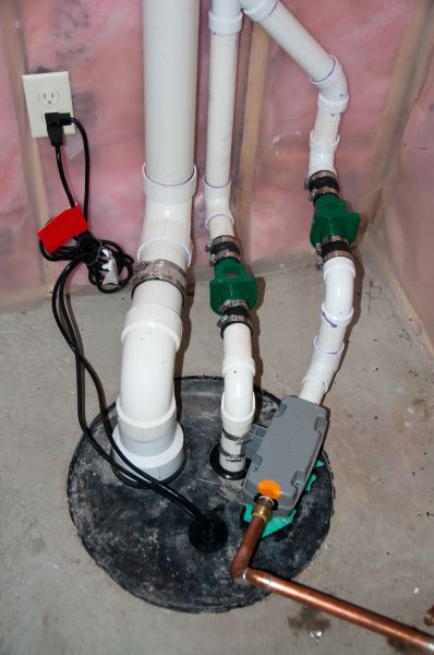 Emergency Sump Pump Install